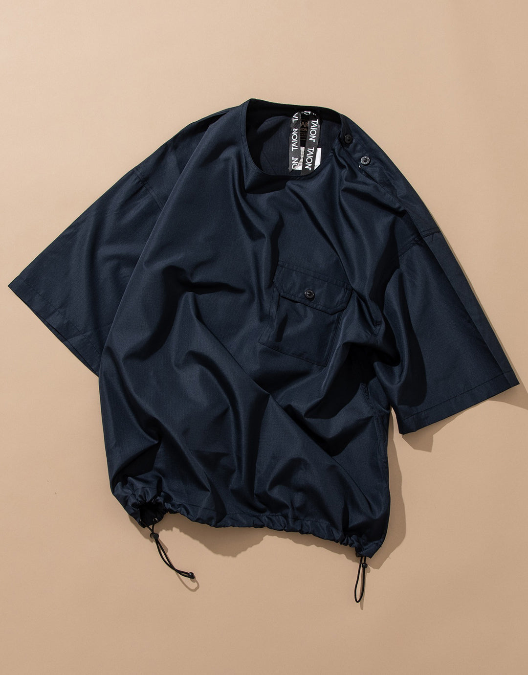 Military Half Sleeve Nylon T-Shirt - Black