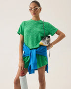 Cruise Dolphin Terry Top - Tropical Green by Araminta James