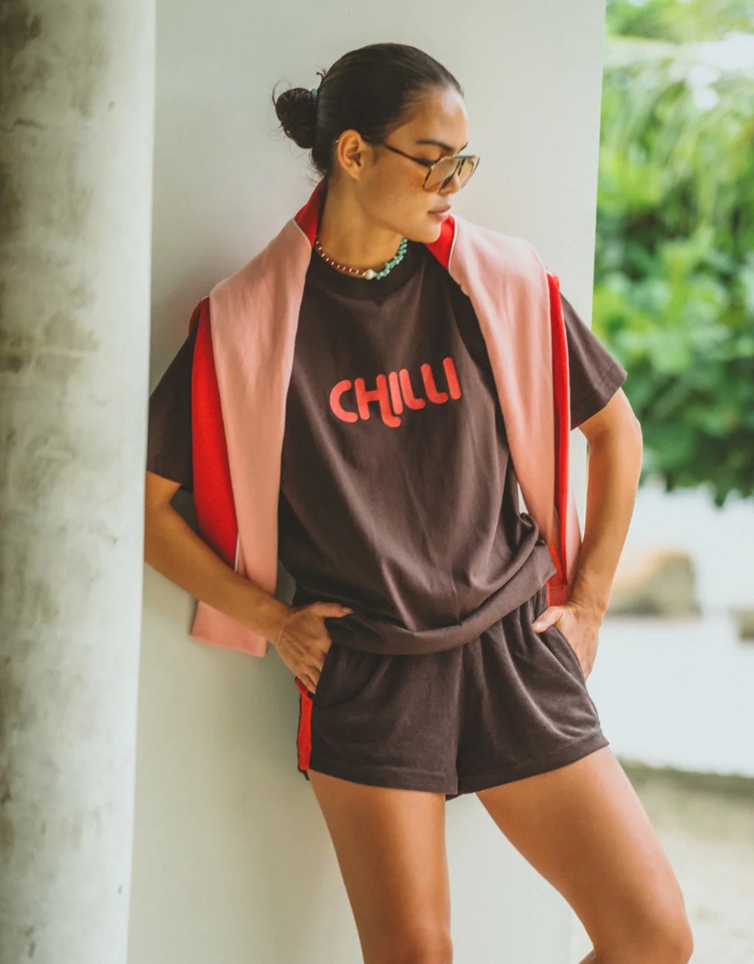 Chilli Tee - Mocha by Araminta James - view 3