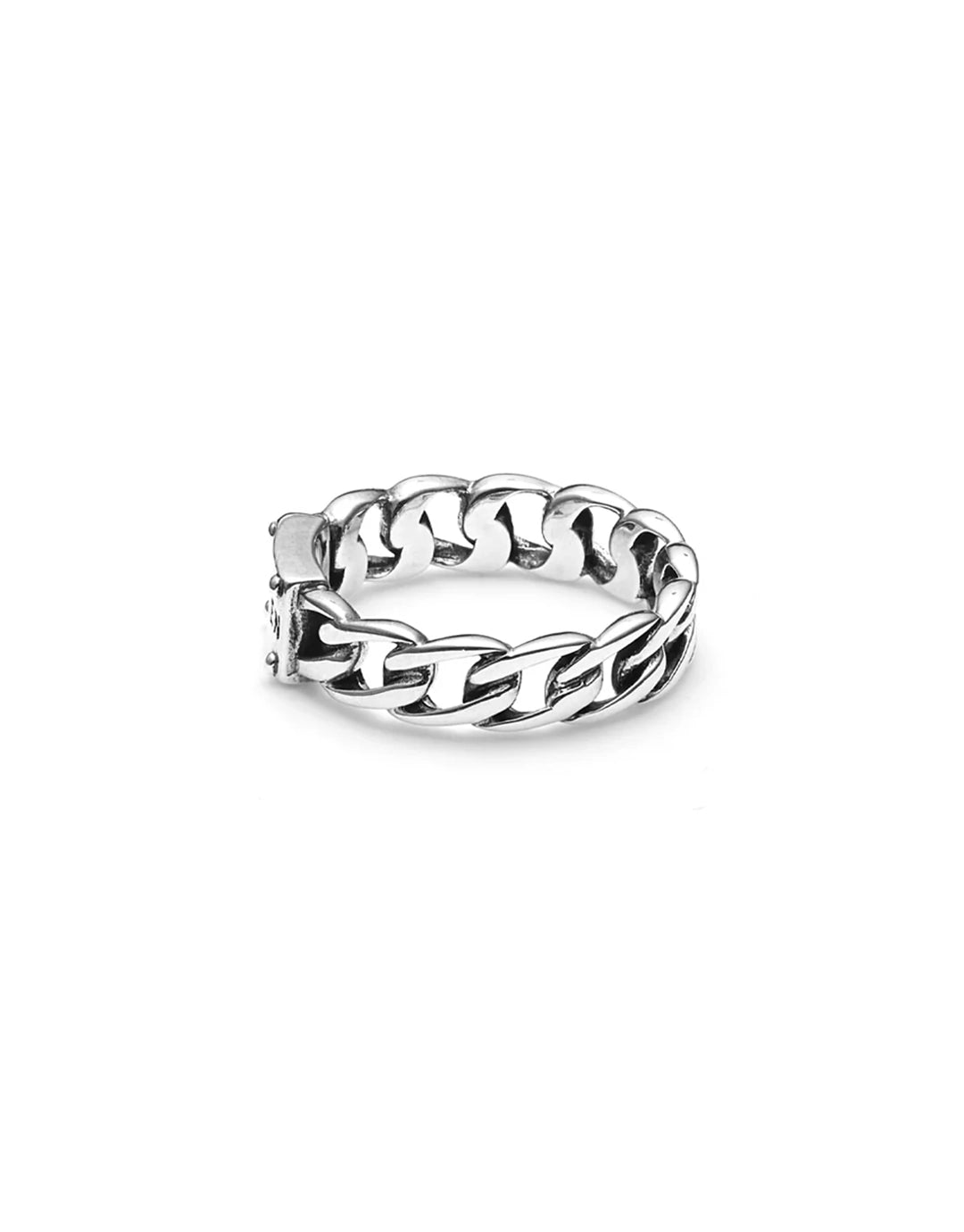 Curb Ring Slim - Silver