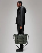 Puffer Mix Tote Bag Mini W3 by Rains - view 5