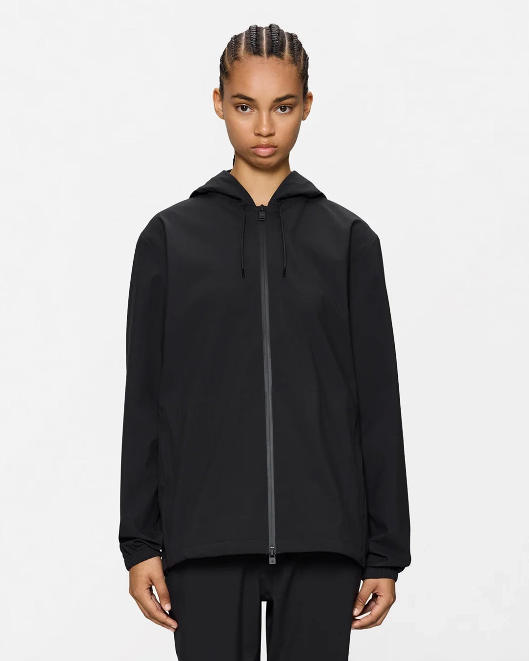 Suva Hardshell Jacket W3 - Black by Rains - view 2