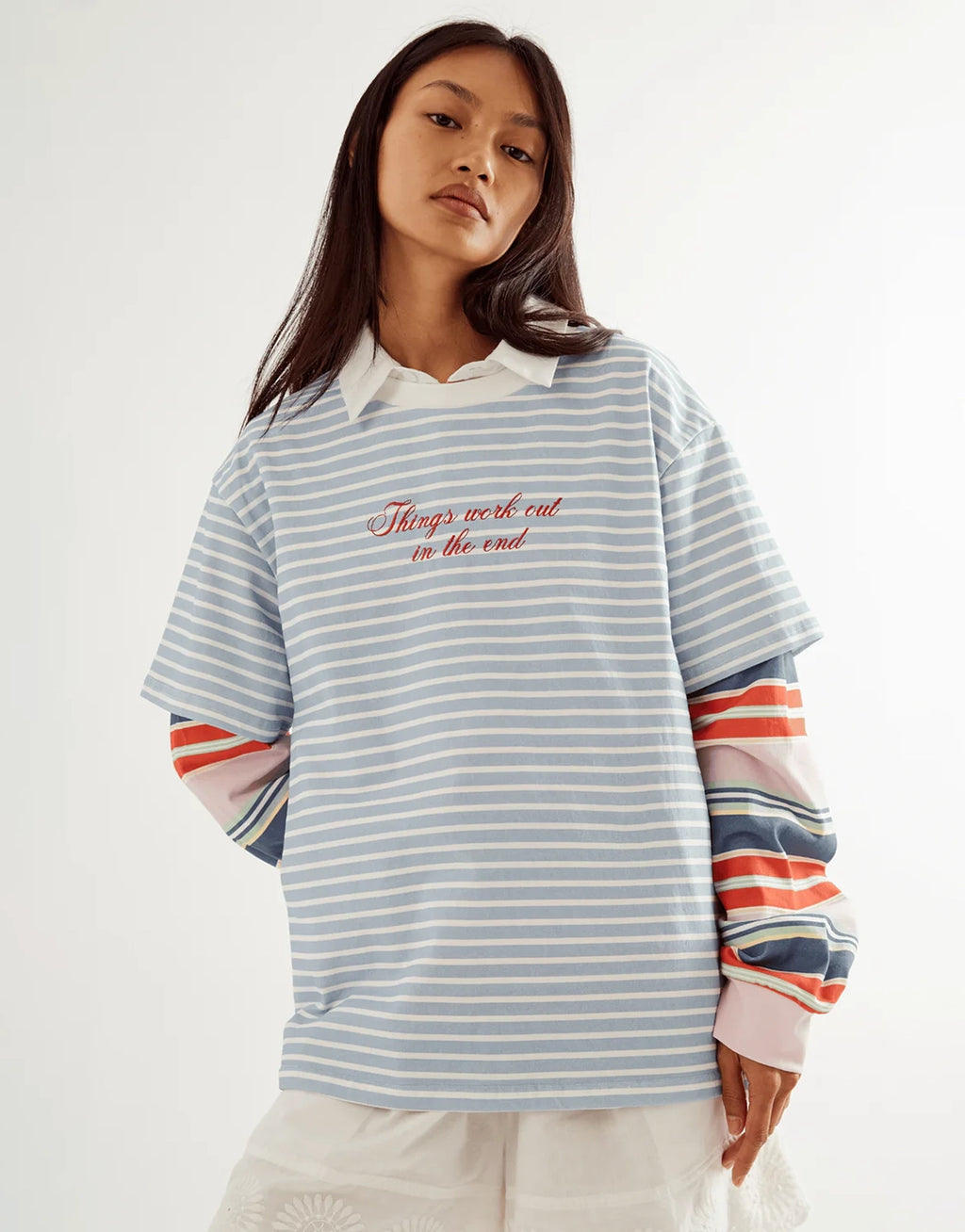 Morale T-Shirt - Baby Blue
