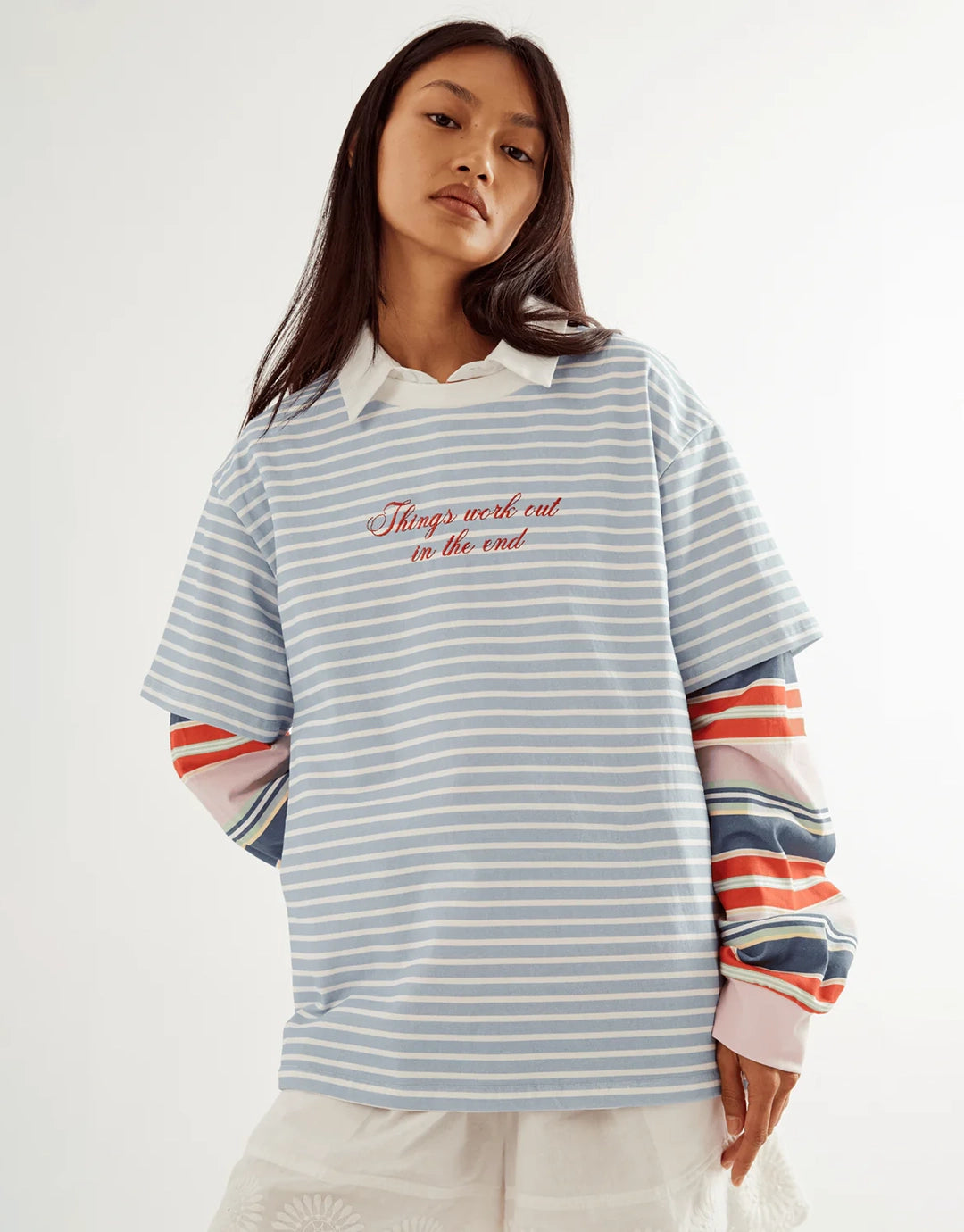 Morale T-Shirt - Baby Blue