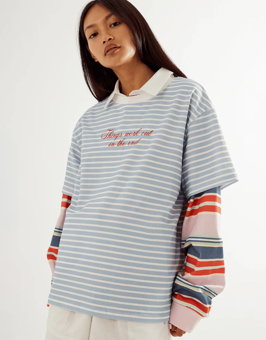 Morale T-Shirt - Baby Blue