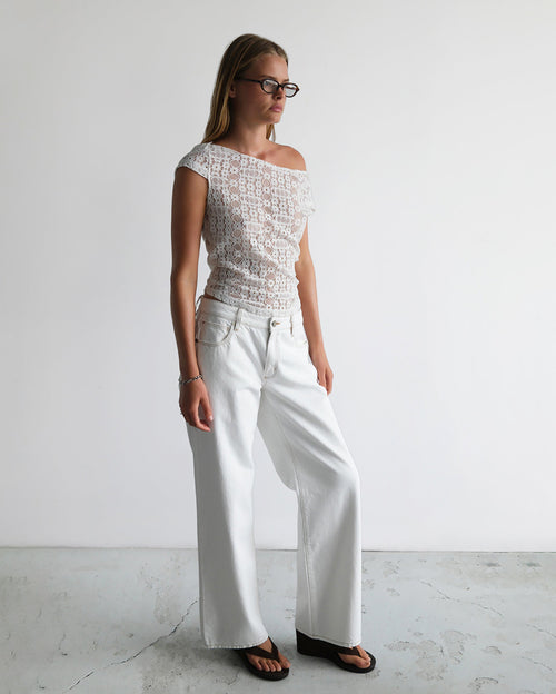 95 Baggy Denim Jeans - Porcelain - Abrand