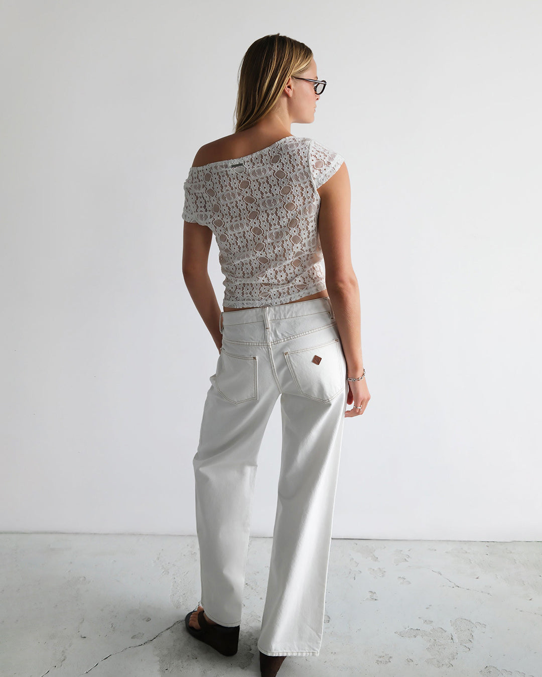 95 Baggy Denim Jeans - Porcelain - Abrand