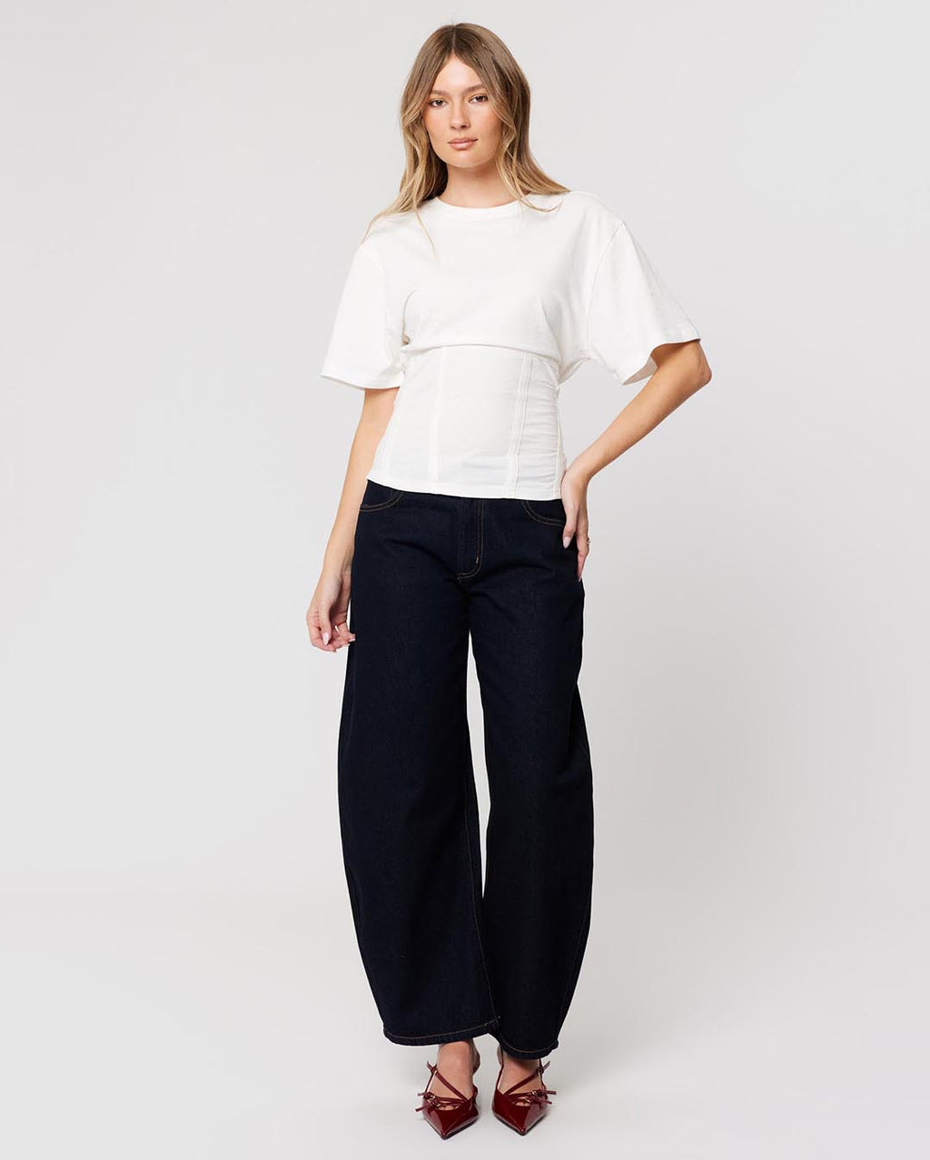 95 Mid Rise Macy Barrel Jeans - Macy - Abrand