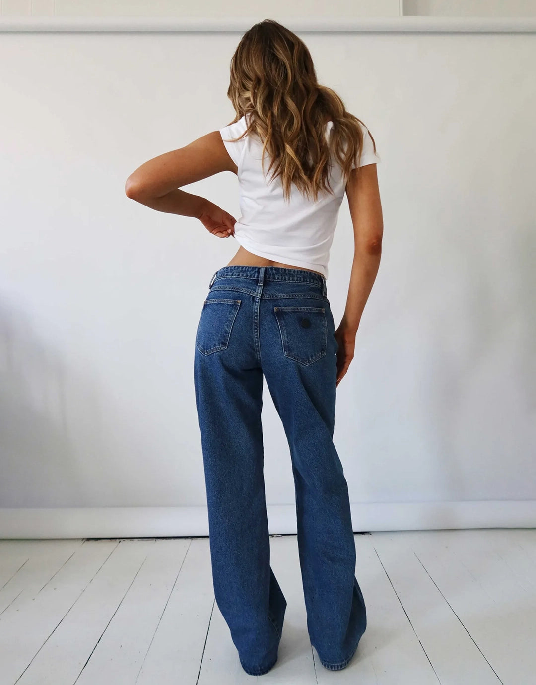95 Bella Baggy Jeans - Mid Blue