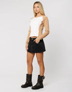 99 Cara Denim Skirt by Abrand - view 4