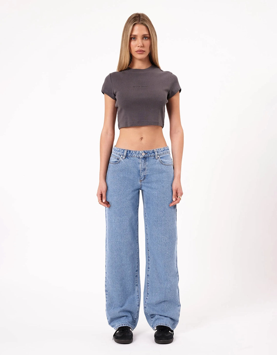 99 Low Baggy Gigi Jeans - Mid Blue