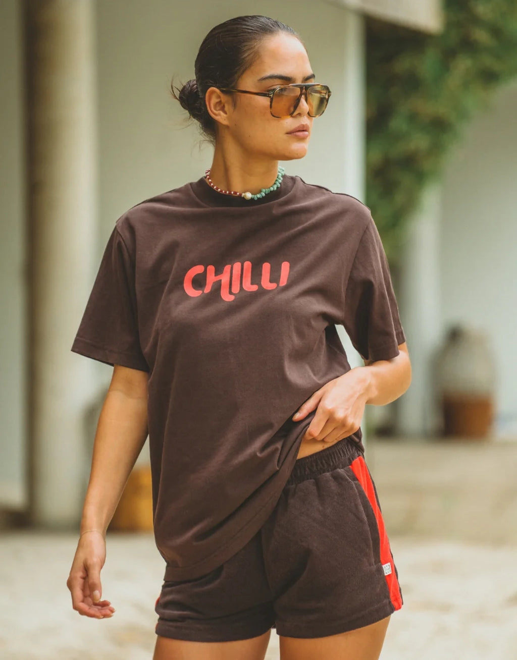Chilli Tee - Mocha by Araminta James