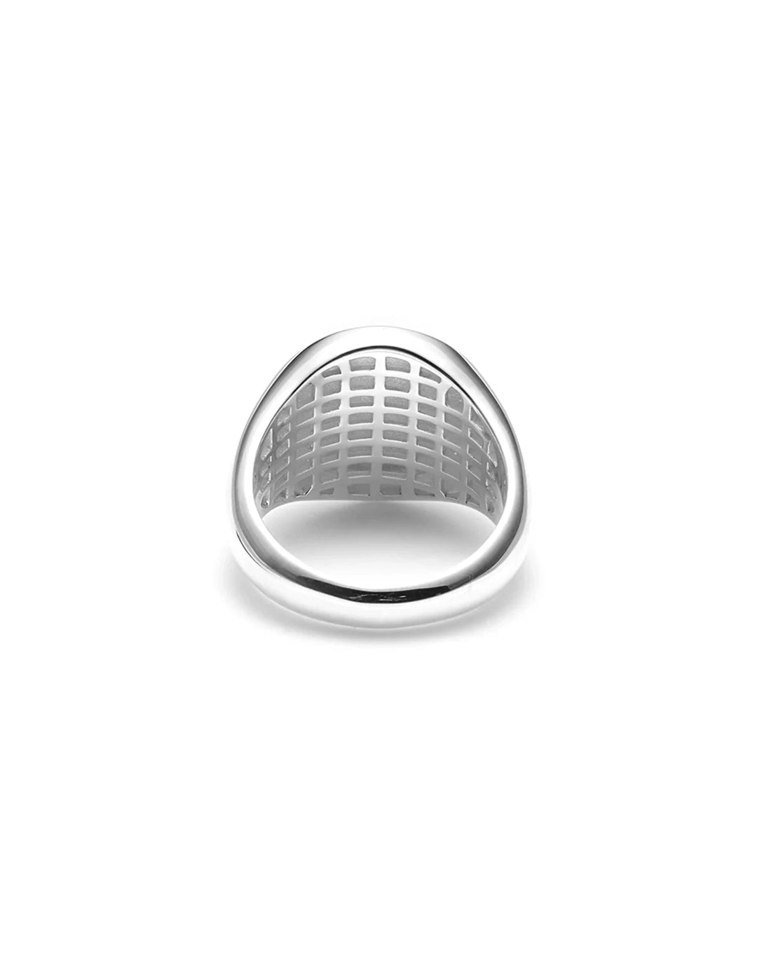 Text Logo Sovereign Ring - Silver
