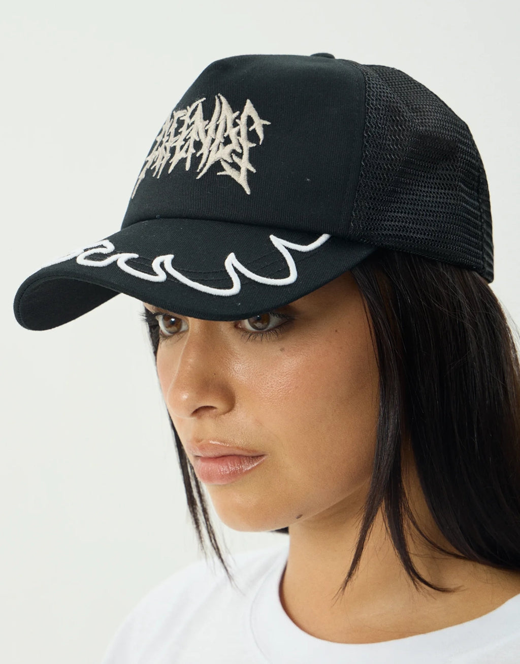 Rising Trucker Cap - Black