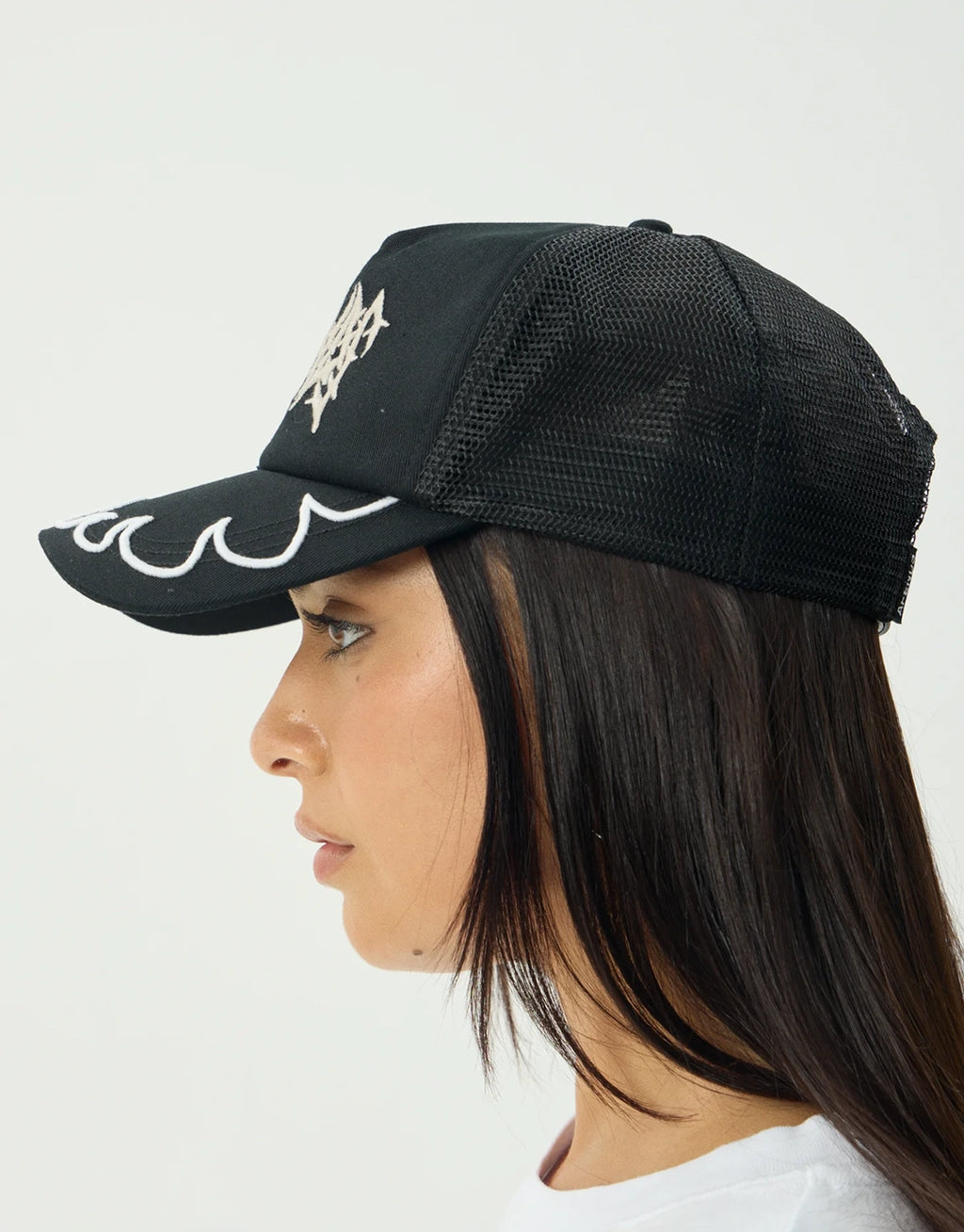Rising Trucker Cap - Black