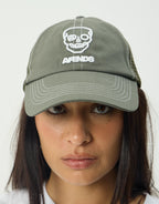 Skeletor Six Panel Mesh Cap - Sycamore by Afends - view 4