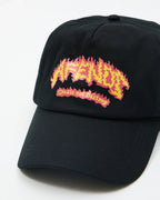 Flame On Five Panel Cap - Black by Afends - view 2