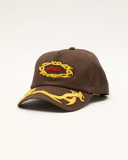 Rocked Recycled Five Panel Cap - Coffee by Afends - view 2