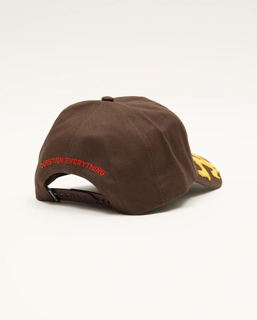 Rocked Recycled Five Panel Cap - Coffee by Afends - view 4