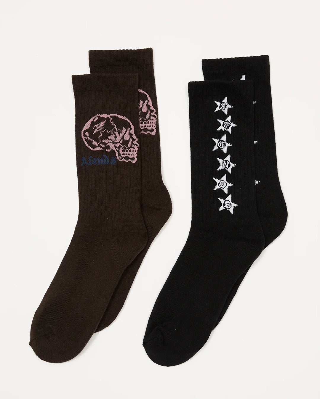 Temporal Live Recycled Socks Two Pack - Multi by Afends