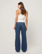 95 Bella Baggy Jeans - Mid Blue by Abrand - view 7