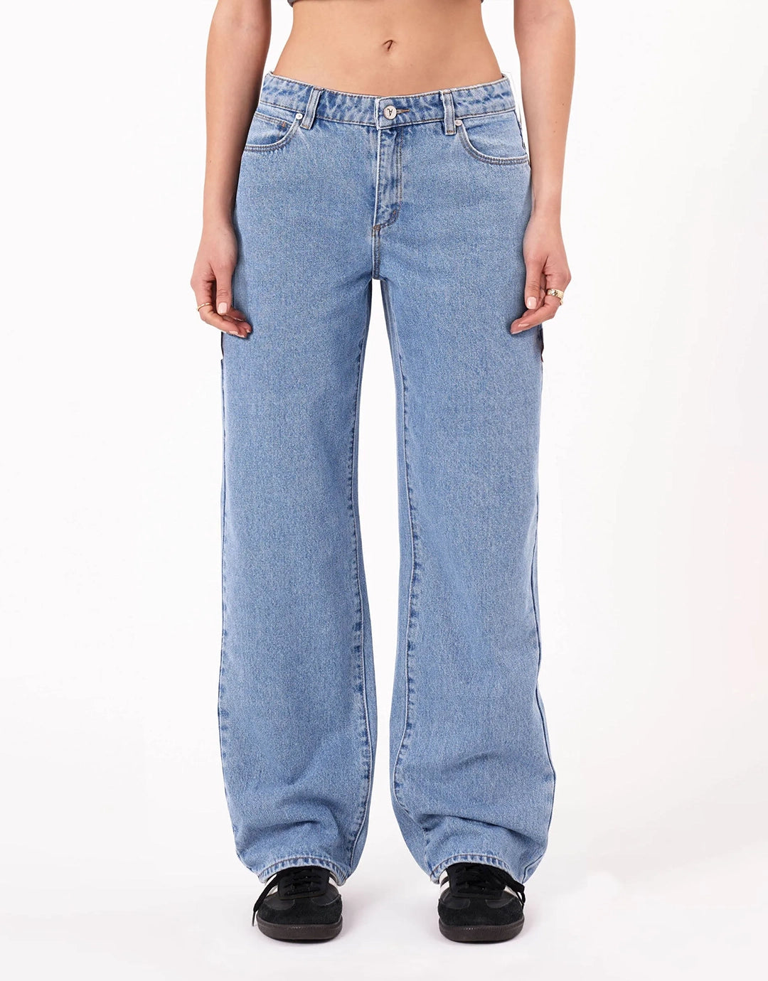 99 Low Baggy Gigi Jeans - Mid Blue