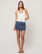 99 Bella Denim Skirt by Abrand - view 4