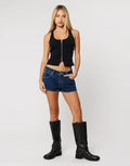 99 Low Denim Shorts - Tara by Abrand