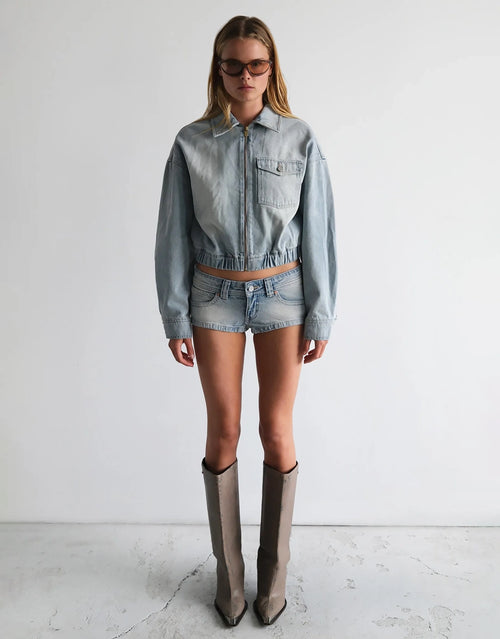 00 Super Low Rise Mini Shorts - Stella by Abrand - view 2