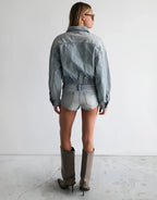 00 Super Low Rise Mini Shorts - Stella by Abrand - view 3