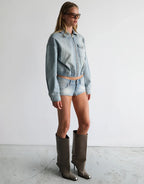 00 Super Low Rise Mini Shorts - Stella by Abrand - view 4