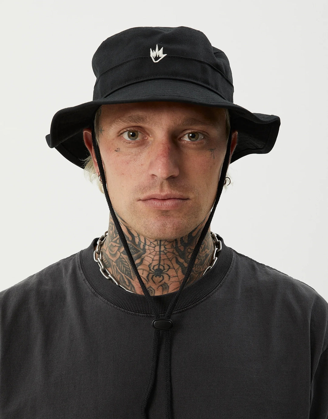 Flame Bucket Hat - Black