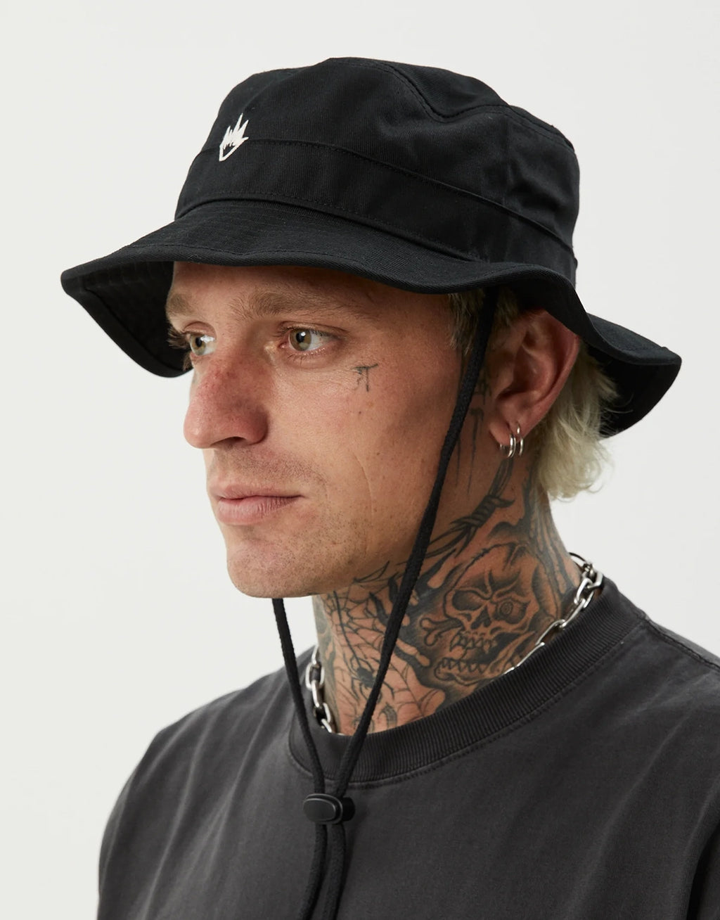 Flame Bucket Hat - Black