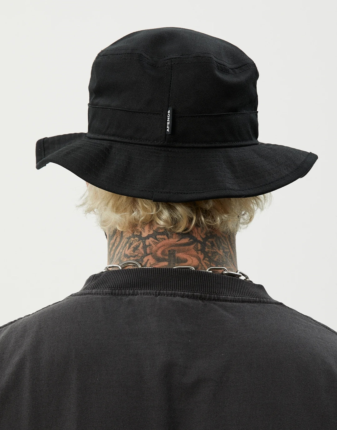 Flame Bucket Hat - Black