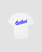 Script Tee - White by AKA - Also Known As - view 2
