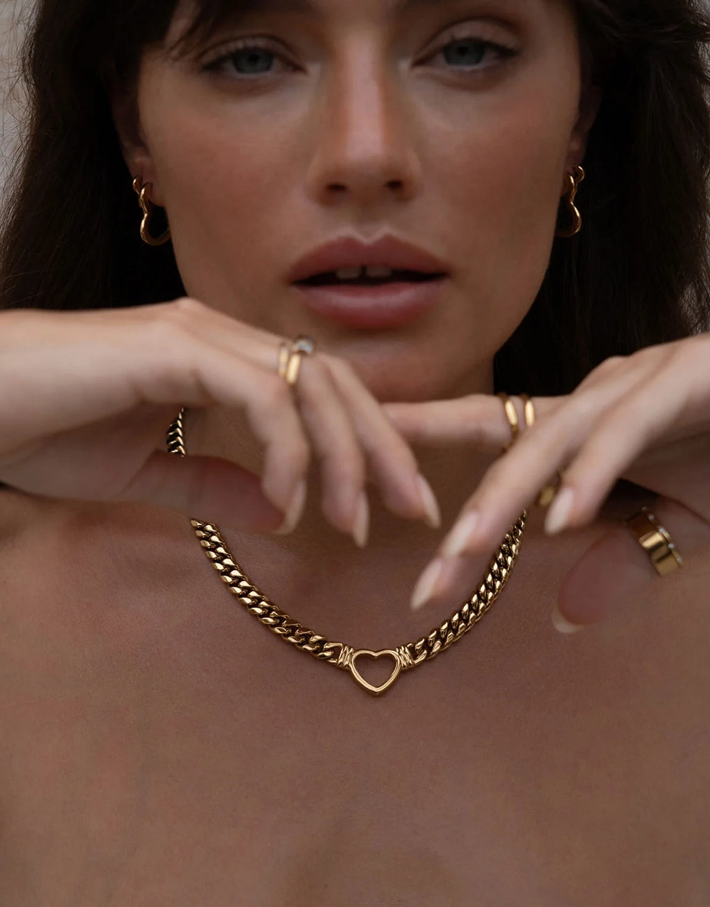 Valentine Necklace - Gold