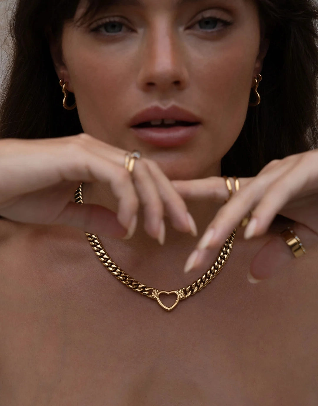 Valentine Necklace - Gold