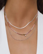 Louie Silver Necklace by Arms of Eve - view 5