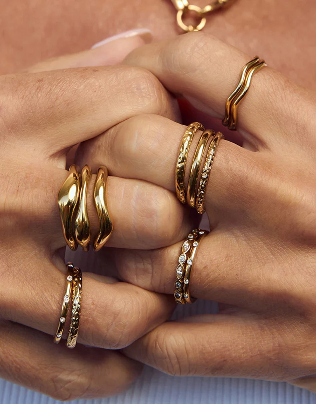 Isabel Gold Ring