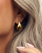 Delphine Gold Earrings by Arms of Eve - view 4
