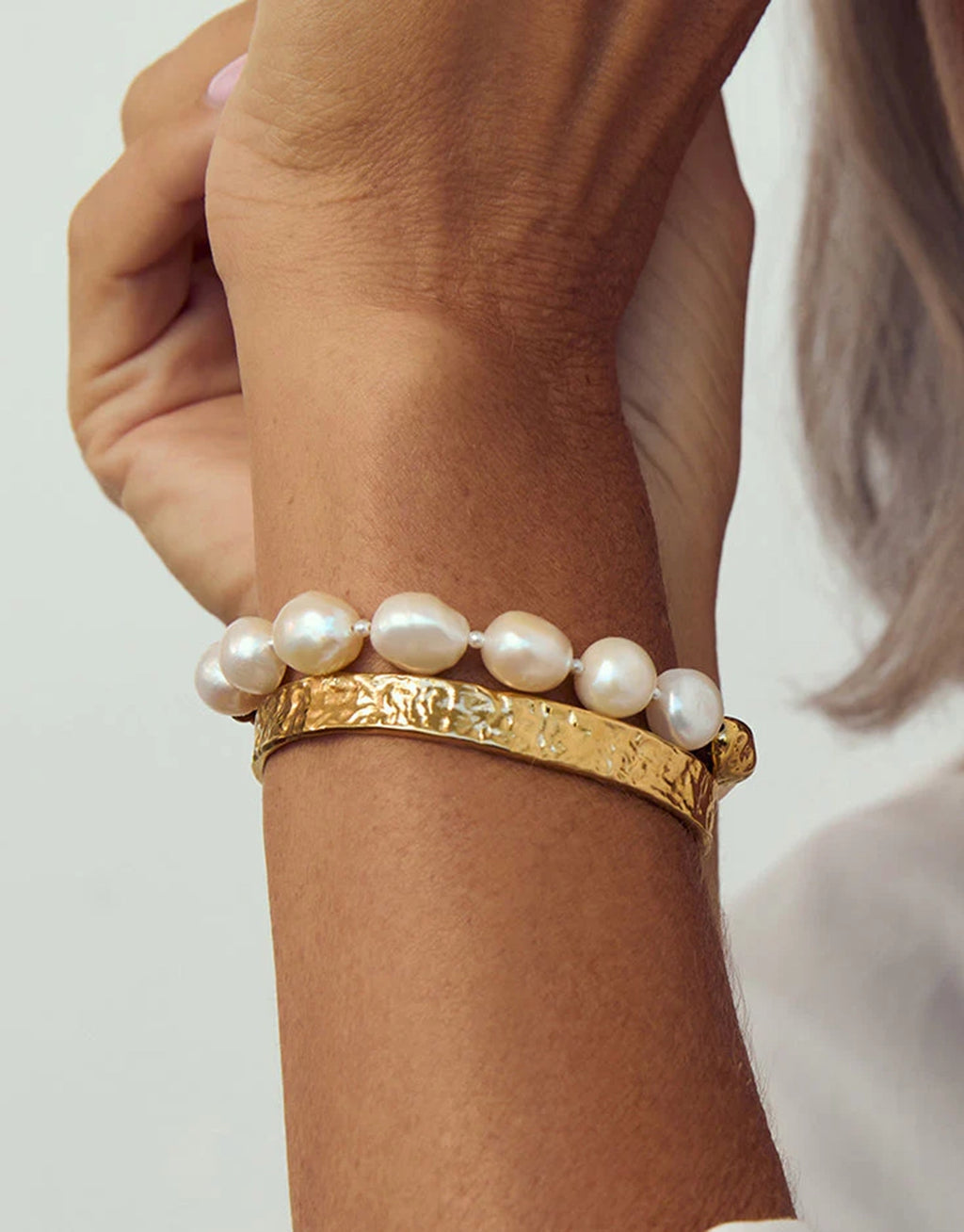Olivia Gold Cuff Bracelet