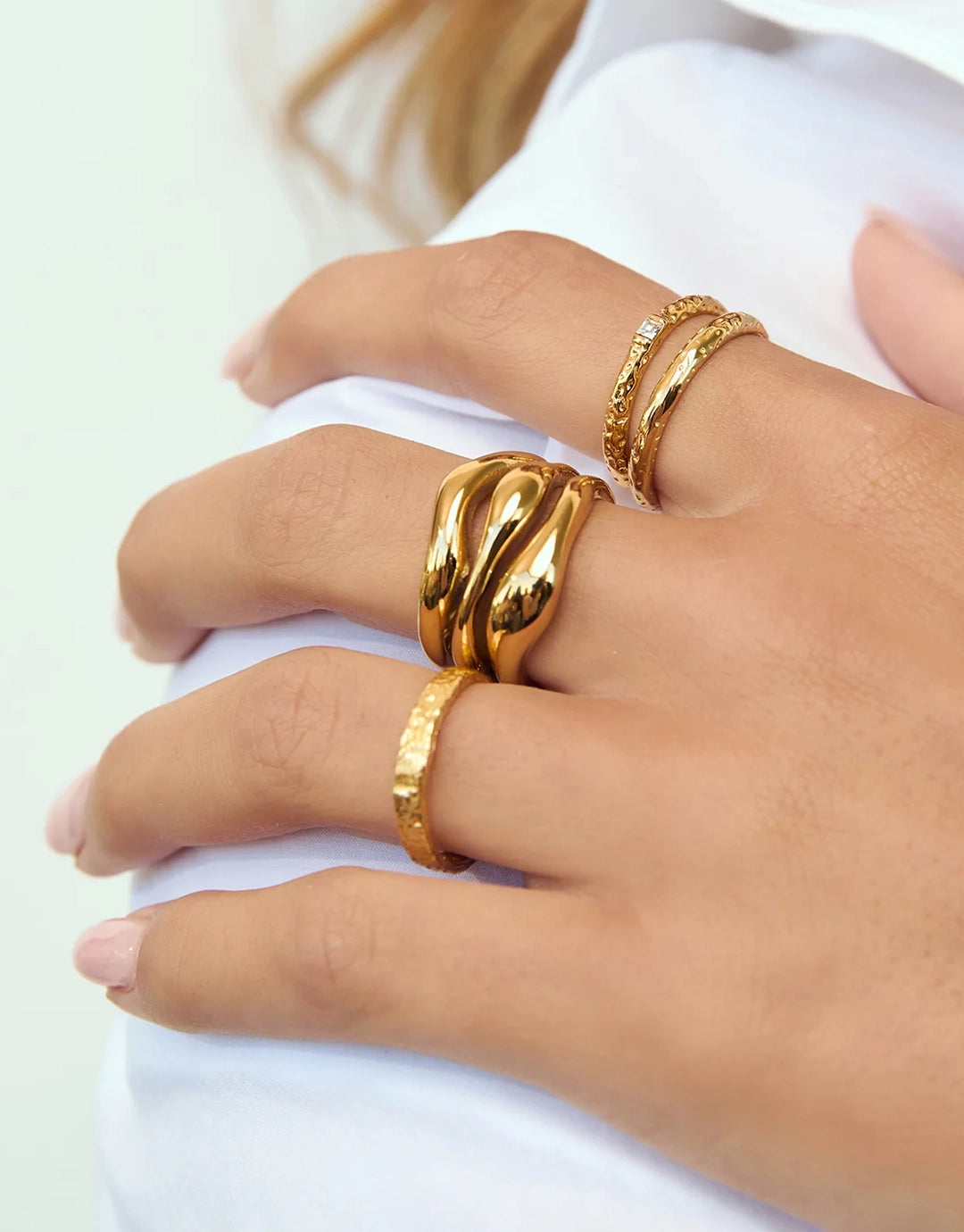 Isabel Gold Ring