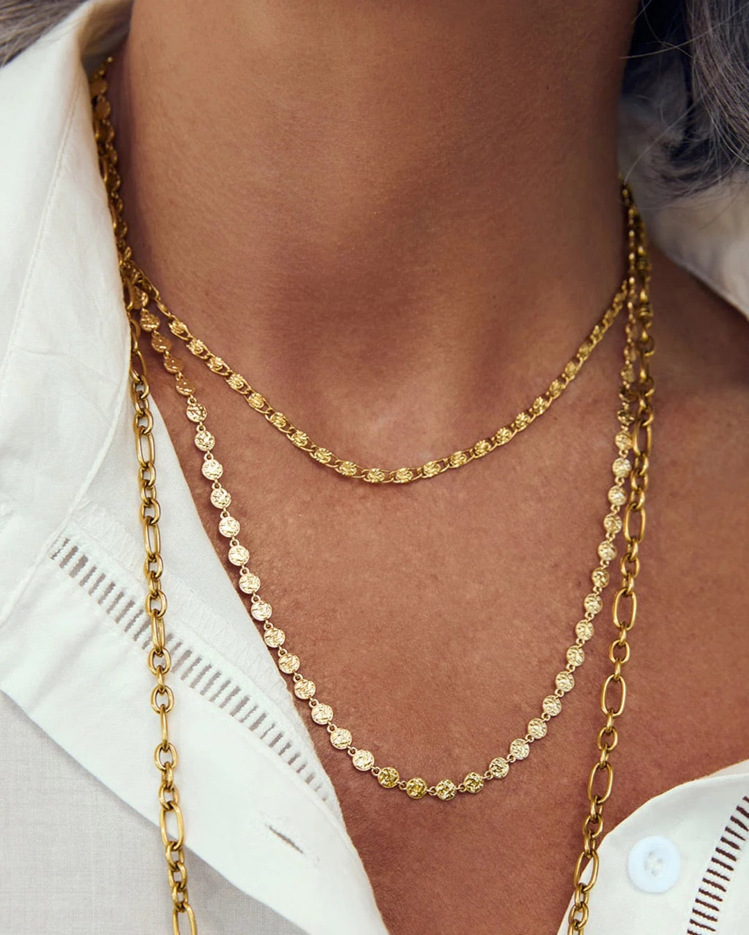 Atlas Gold Necklace
