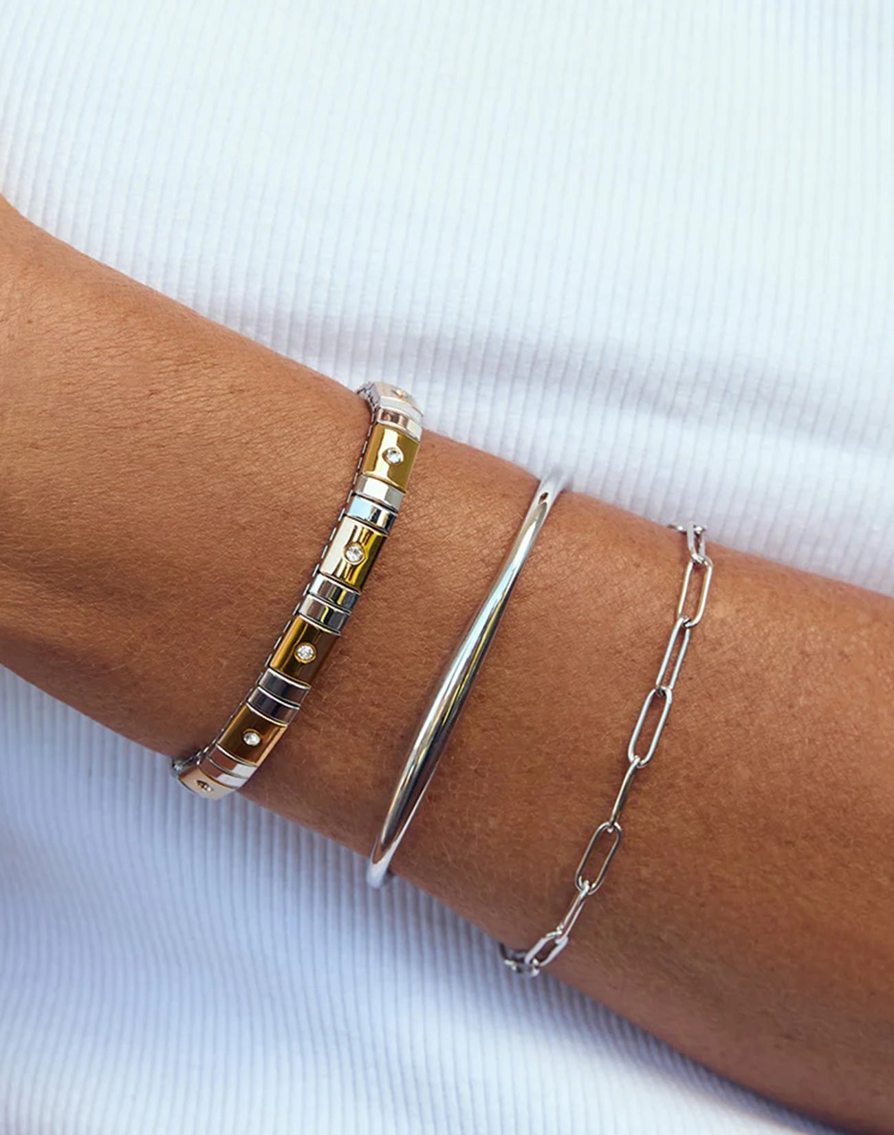 Madison Silver Cuff Bracelet