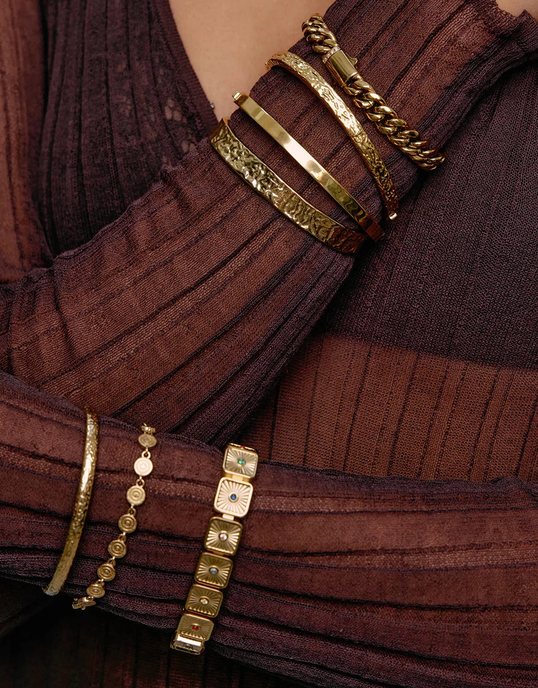 Olivia Gold Cuff Bracelet