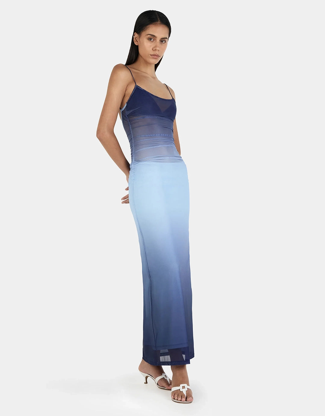Arabella Midi Dress - Ocean Gradient