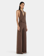 Astrid Jumpsuit - Chocolate by Ownley - view 3
