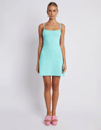 A-Line Mini Dress - Aqua by Summi Summi - view 3