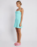 A-Line Mini Dress - Aqua by Summi Summi