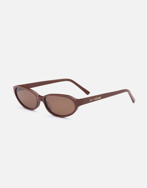Alexe Sunglasses - Cinnamon by Lu Goldie - view 2